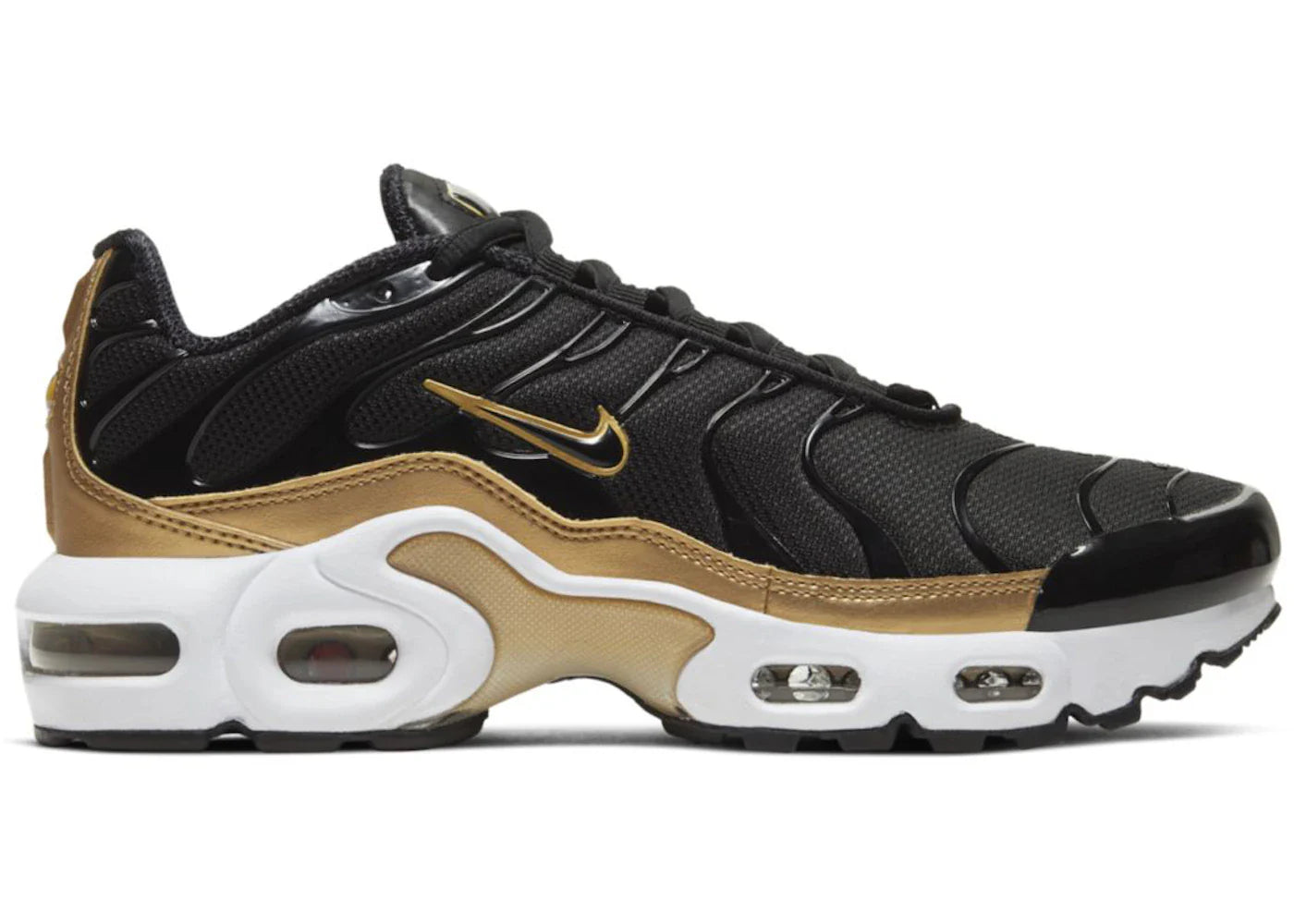Nike Air Max Plus Black Metallic Gold (GS)