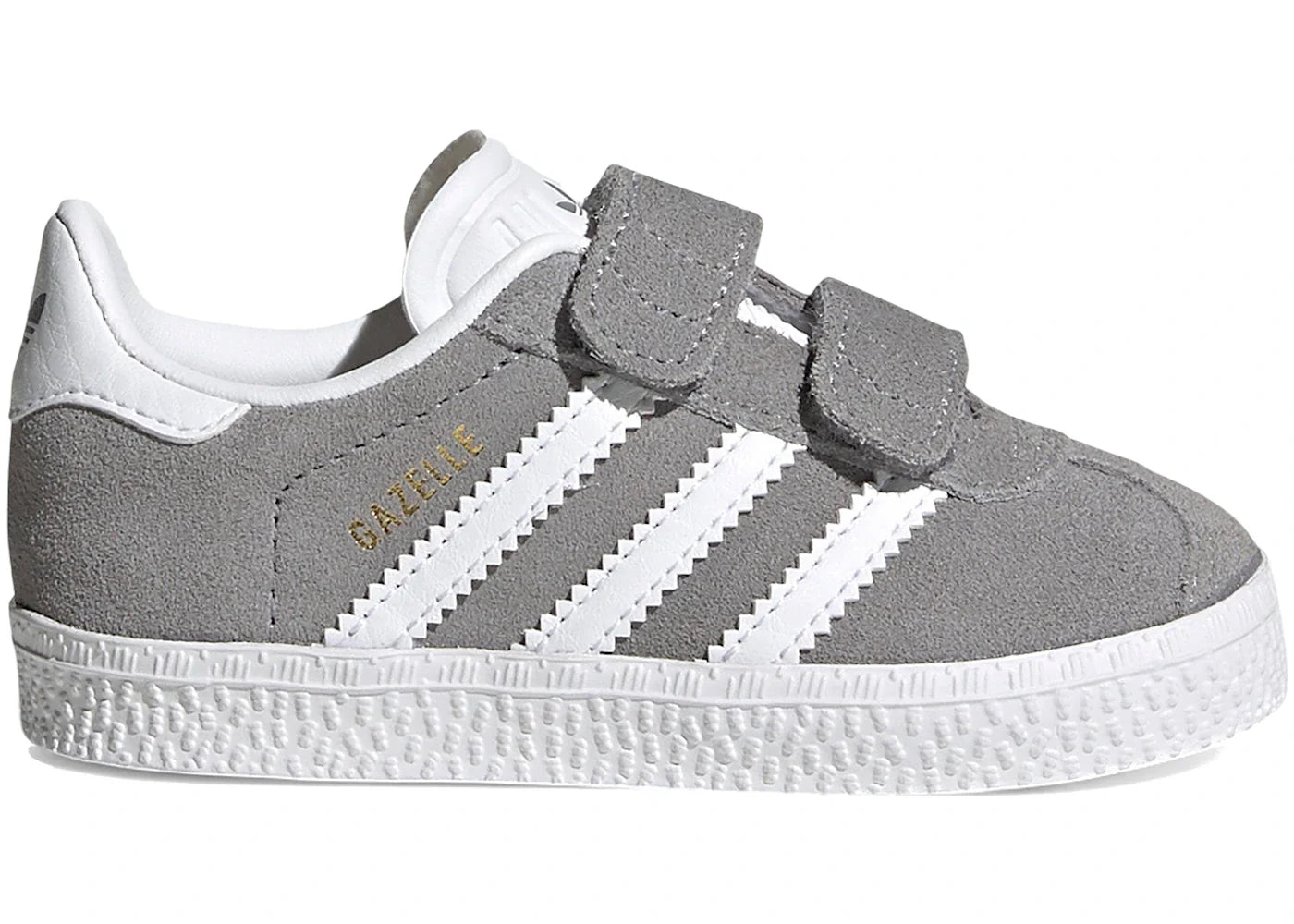 adidas Gazelle Grey Three Cloud White Gold Metallic (TD)
