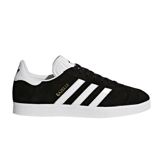 adidas Gazelle Black White-Gold Metallic (Women's)