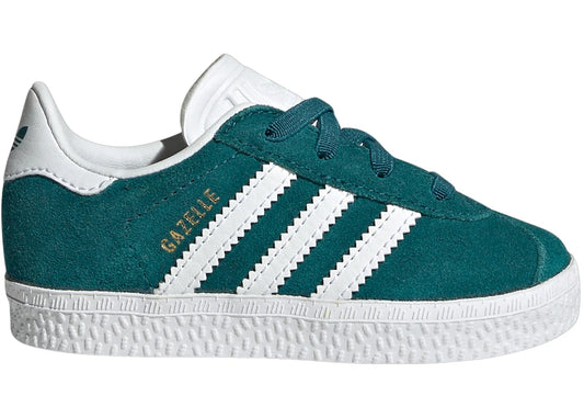 adidas Gazelle Comfort Closure Legacy Teal Cloud White Gold Metallic (TD)